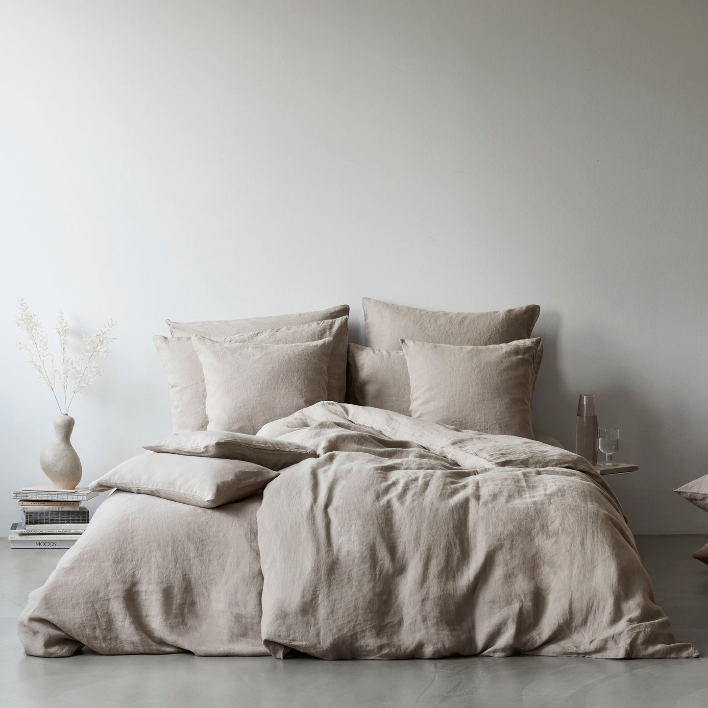 Hørsengesæt 2-delt NATURAL BEIGE