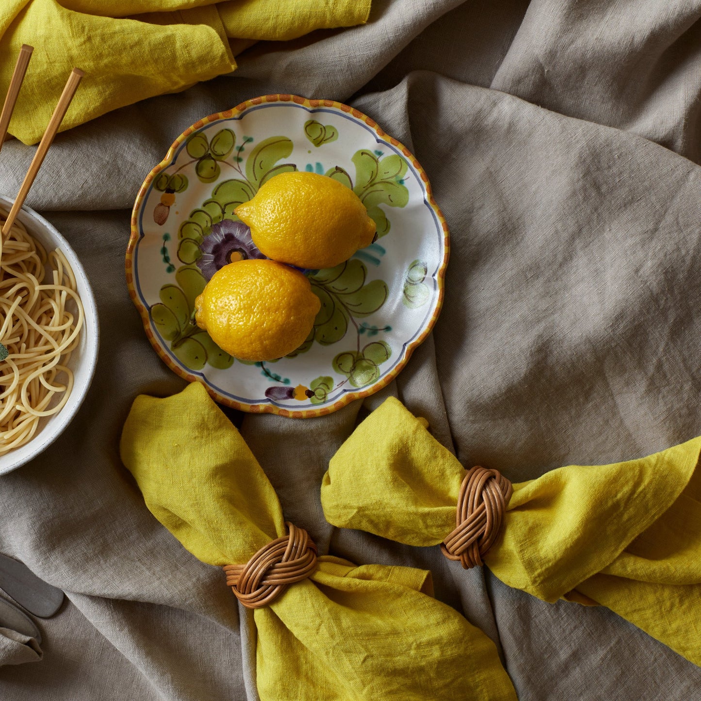 Hørservietter 48x48 MIMOSA, 4stk.