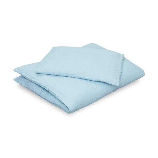Hørsengesæt Baby SKY BLUE + babydyne (dynens værdi 1.749,-)