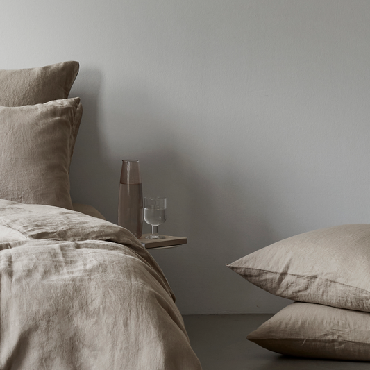 Hørpudebetræk NATURAL BEIGE