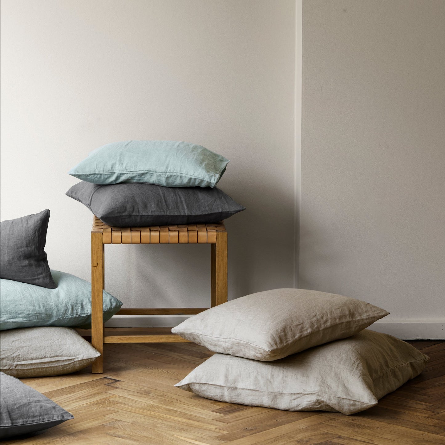 Hørpudebetræk NATURAL BEIGE