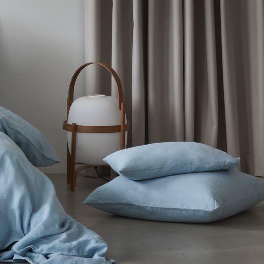 Hørpudebetræk SKY BLUE