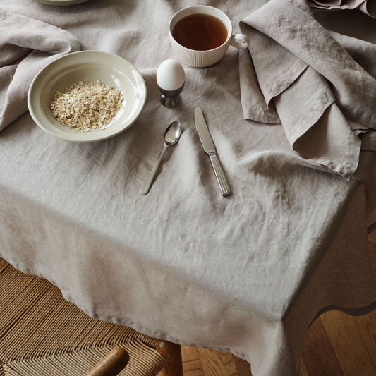 Hørservietter 48x48 NATURAL BEIGE 8 stk. Spar 40%