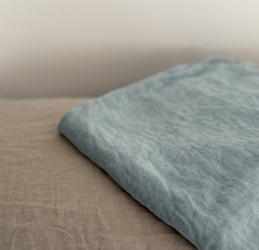 Hørsengesæt MIST BLUE - NYHED